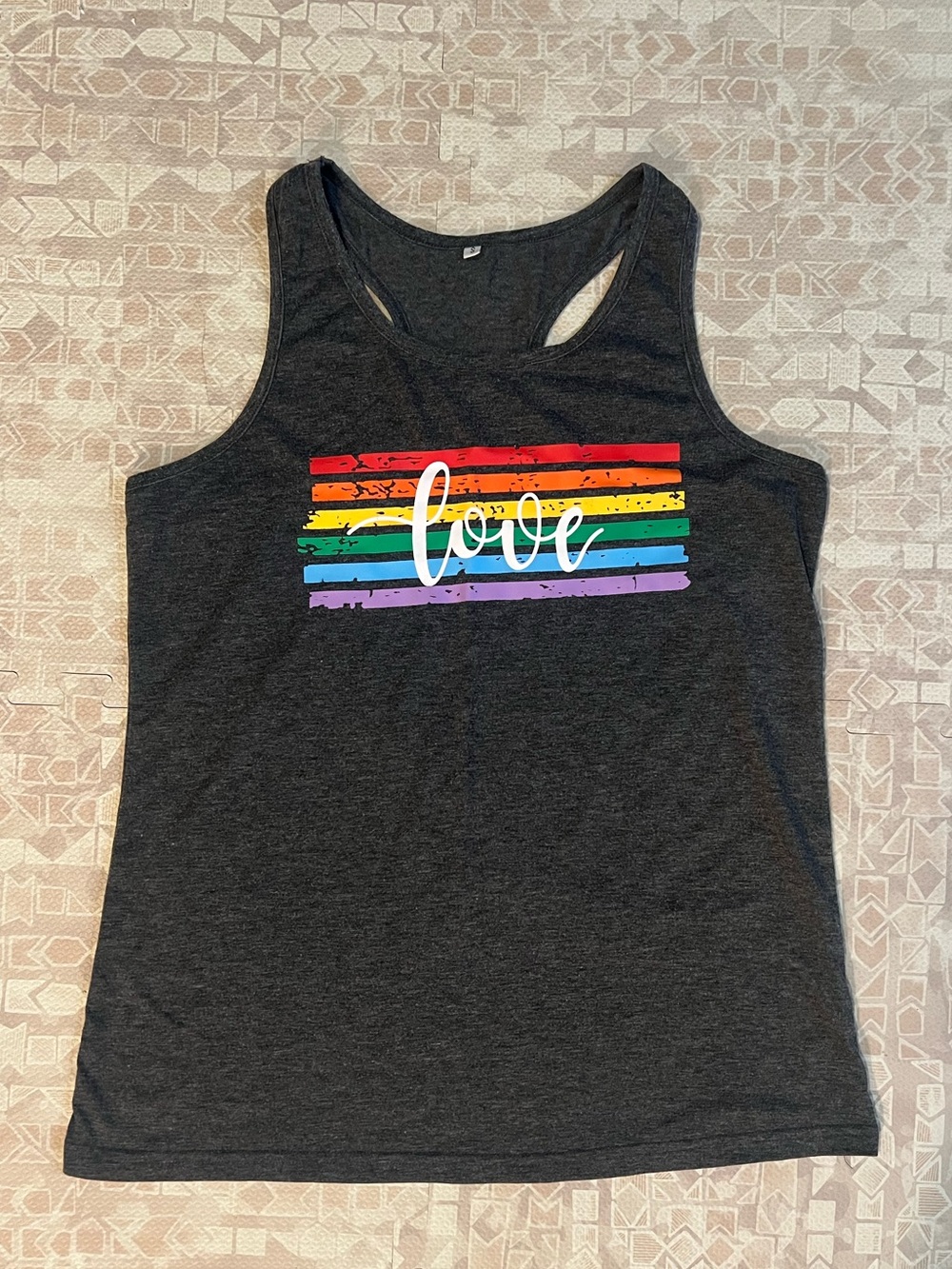 Women's 'Love' Rainbow Pride Tank